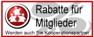 Rabatte f�r Mitglieder durch unsere Kooperationspartner